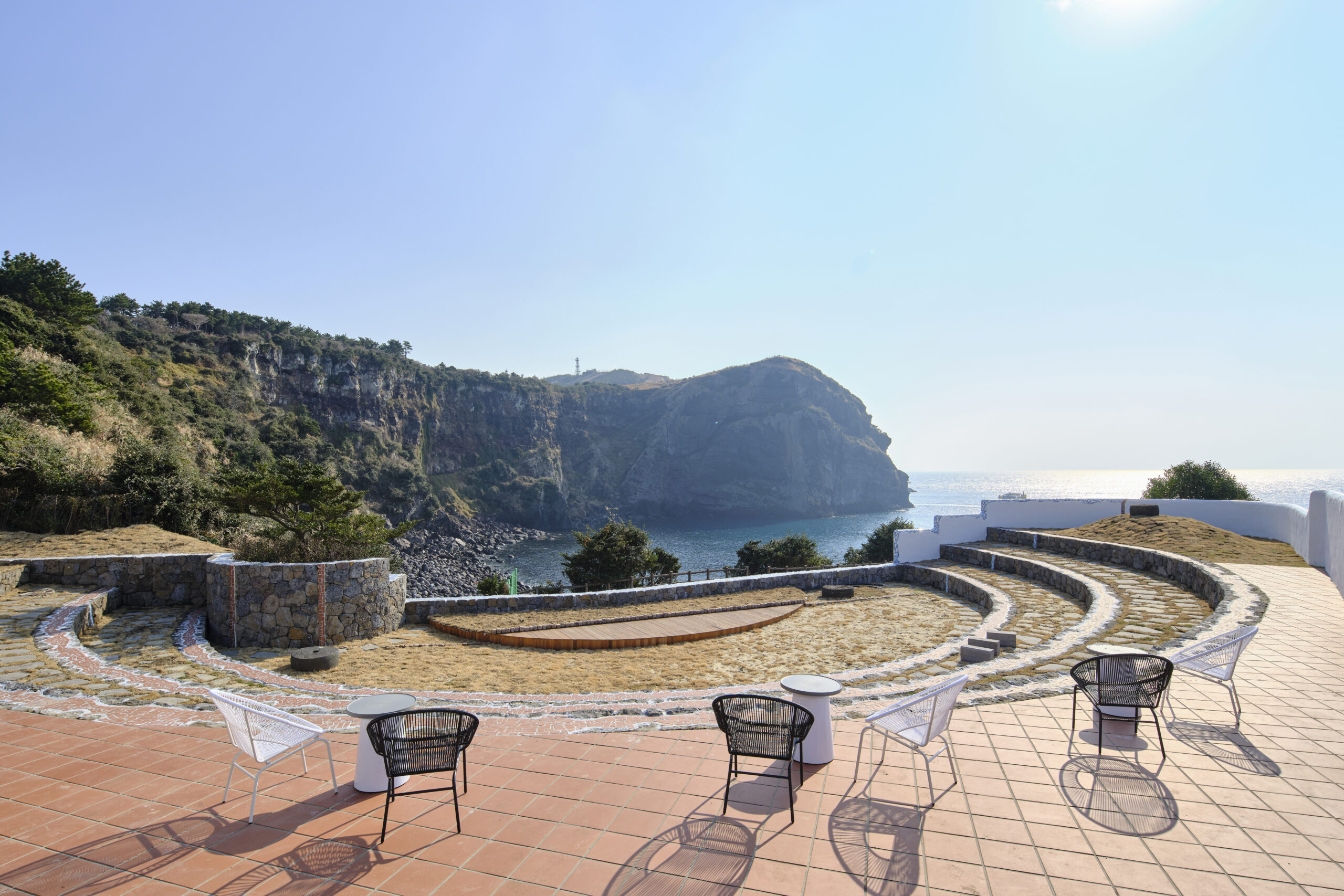 훈데르트바서파크 우도 바다 전망