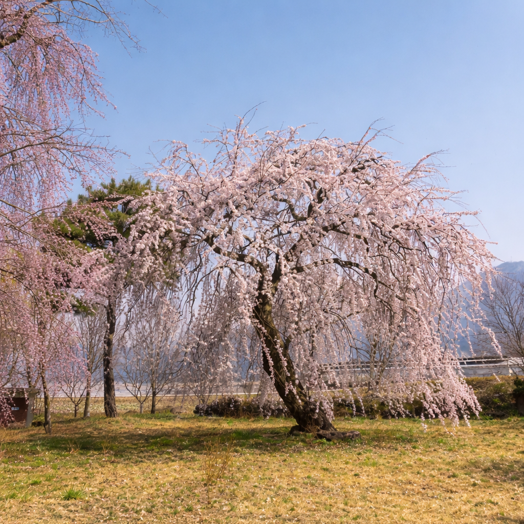 합천 원당공원 능수벚꽃군락지 대표 이미지