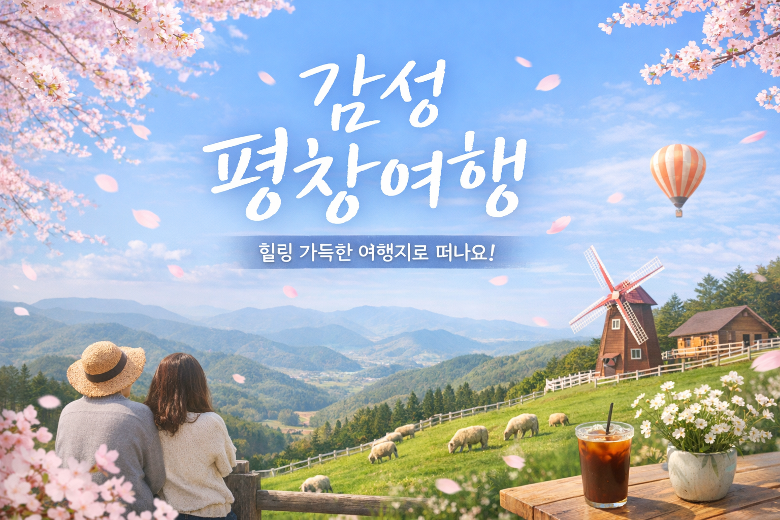 평창 감성 여행 배너 이미지