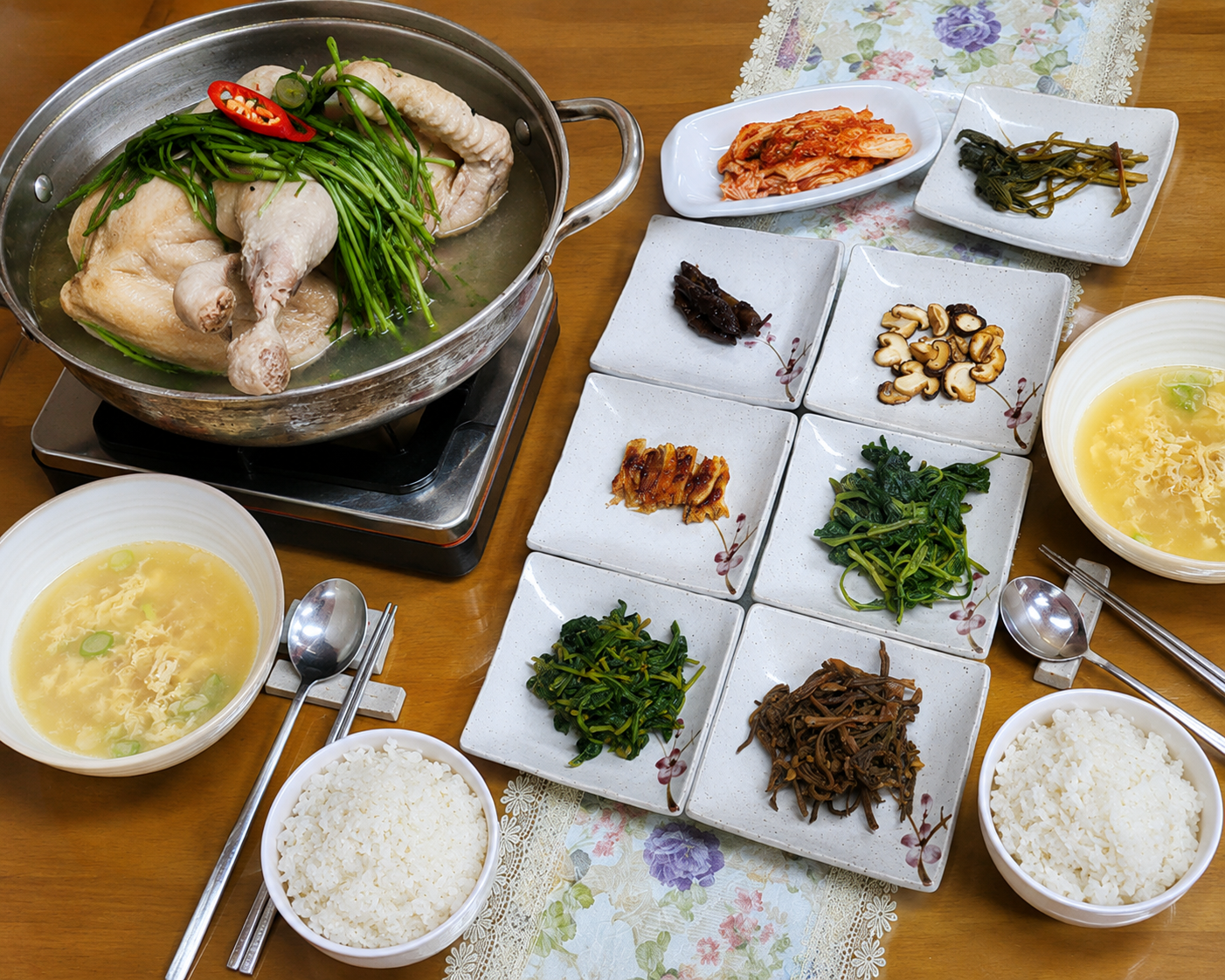 산모랭이 한방소스 목살구이 바비큐 메뉴