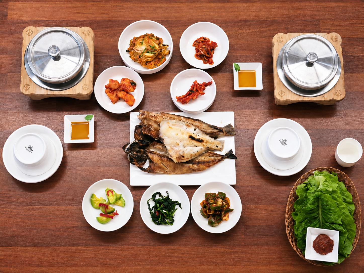 정선 숨바우식당 생선구이와 한식 상차림