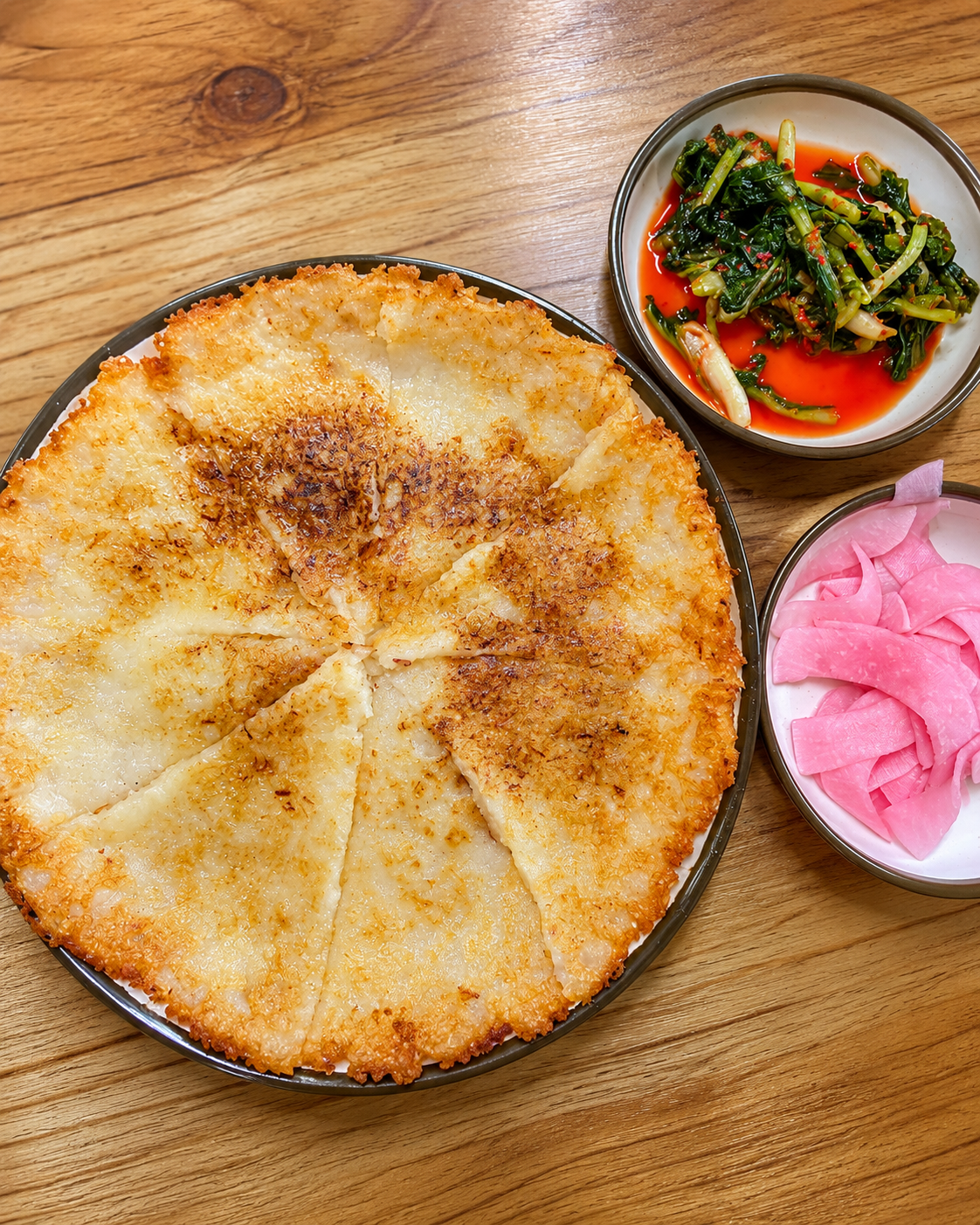 평창 봉평 메밀마당 감자전과 곁들임 반찬